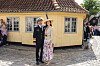 Kongeparret foran H.C. Andersens Hus 2026.