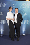Danica Curcic og Lars Ranthe til premieren på filmen 'Vores løfte'.