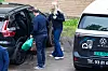 Kronprinsessen var ved
godt mod, da hun 4. juni
forlod Rikshospitalet
efter en af de sidste
forundersøgelser.
