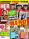 Forside af HER&NU med studenterfotos, kendte ansigter og gule og røde overskrifter