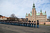 Livgarden, der blev stiftet af Frederik 3. i 1658, har til opgave at beskytte den kongelige familie.