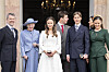 Prins Vincent, Prinsesse Josephine, Kong Frederik, Dronning Margrethe, Prinsesse Josephine, Kronprins Christian, Prins Vincent, Dronning Mary og Prinsesse Isabella.