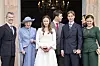 Prins Vincent, Prinsesse Josephine, Kong Frederik, Dronning Margrethe, Prinsesse Josephine, Kronprins Christian, Prins Vincent, Dronning Mary og Prinsesse Isabella.