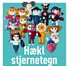 12 hæklede stjernetegn oven på turkis baggrund med dansk titeltekst