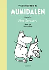 Bogforside med Mumitroldene i sort streg på lysegrøn baggrund.