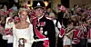Hele Norge fejrede det nye
kronprinspar. Både Haakon
og Mette-Marit var 28 år på
den store dag.