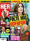 Dansk ugebladsforside med mange farvede rubrikker og portrætfotos