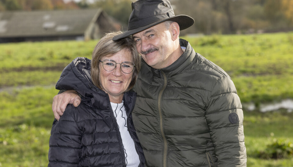 Tina og Leif fra 'Landmand søger kærlighed'.
