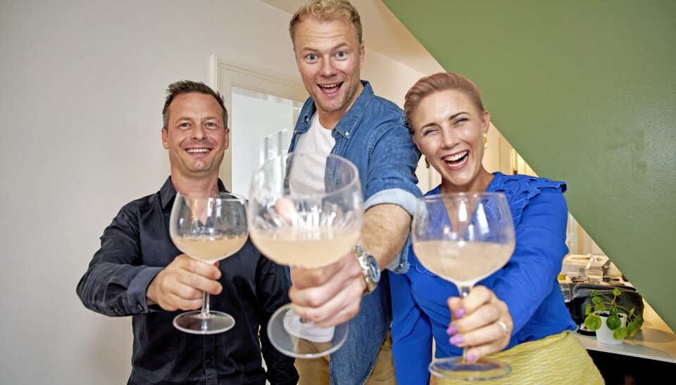 Dommere og vært i 'Nybyggerne' 2020, Ask Abildgaard, Christian Degn, Mette Helena Rasmussen (Foto: Bo Nymann)