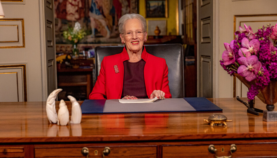 Dronning Margrethes nytårstale 2021 (Foto: Michael Stub)