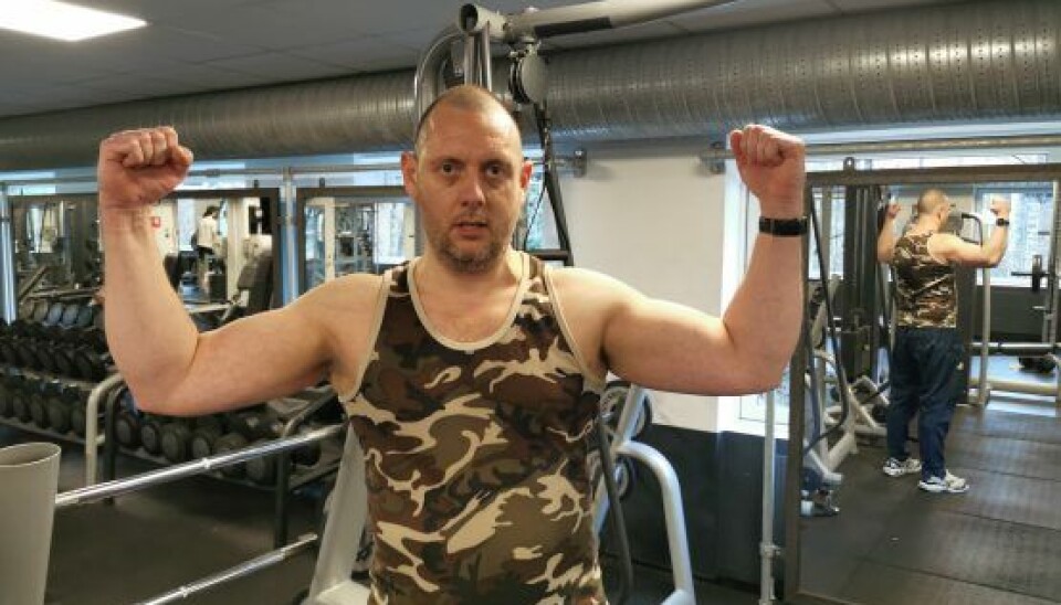 Skuespiller Per Thiim Thim efter at have tabt 30 kilo (Foto: privat)