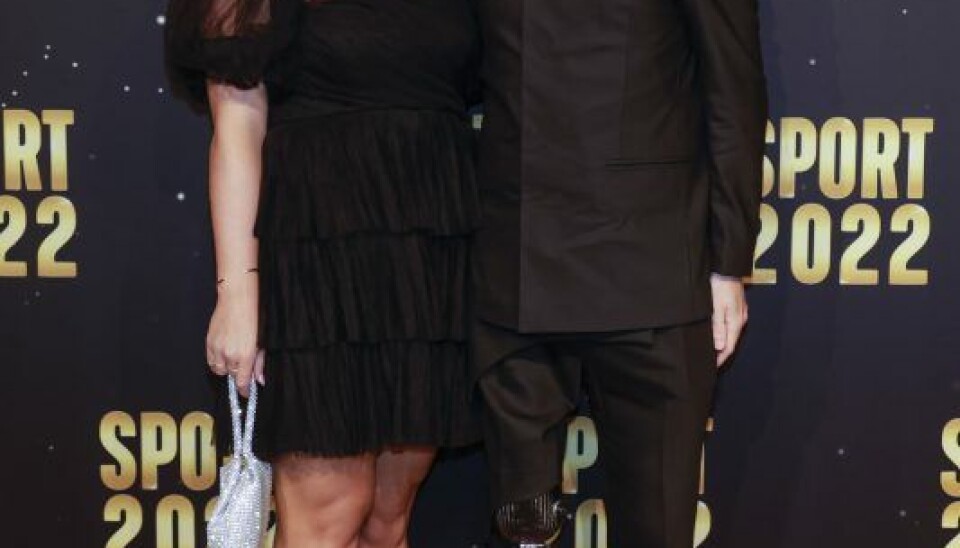 Daniel Wagner og kæresten Cecilie Kjær Sørensen (Foto: Niels Henrik Dam)