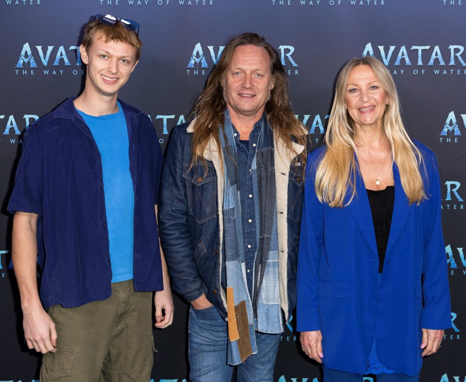 Jesper Binzer med sønnen Benjamin og nu ekskonen Louise Giese. (Foto: Henrik R. Petersen)