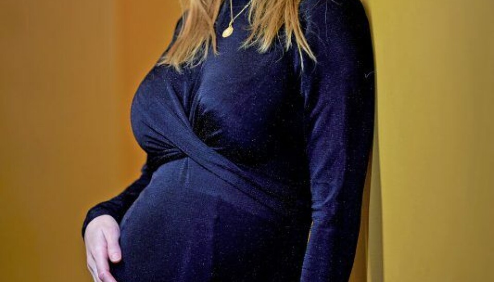 Gravide Rebecca Rønde Kiilerich (Foto: Bo Nymann)