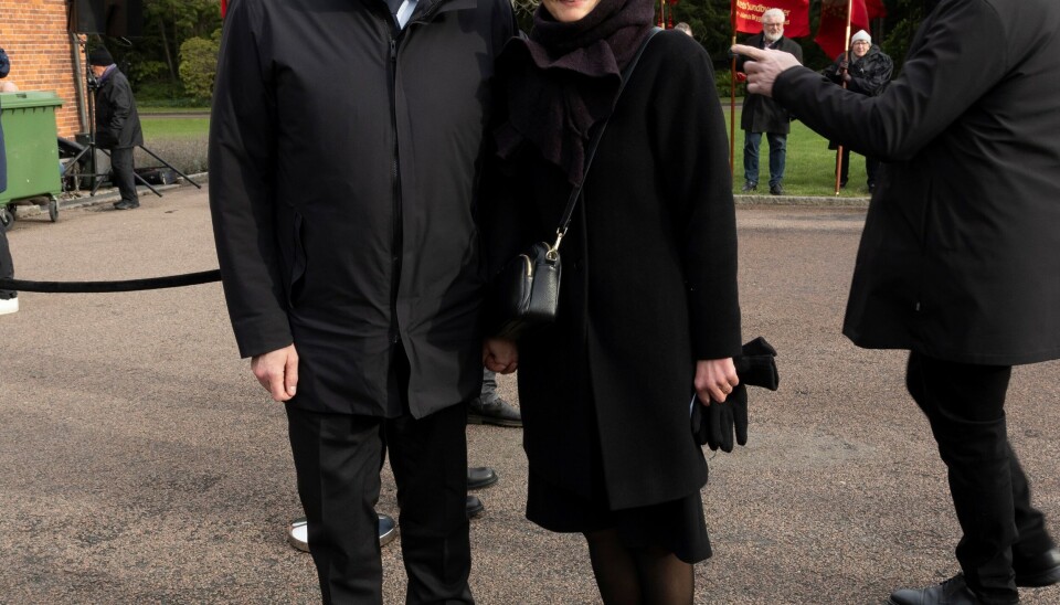 Erhvervsminister Morten Bødskov og hustruen Anna Elisabeth. (Foto: Lars E. Andreasen)