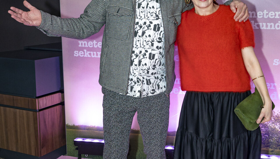 Regner Grasten og datteren Puk til premiere på 'Meter i sekundet'. (Foto: Michael Stub)