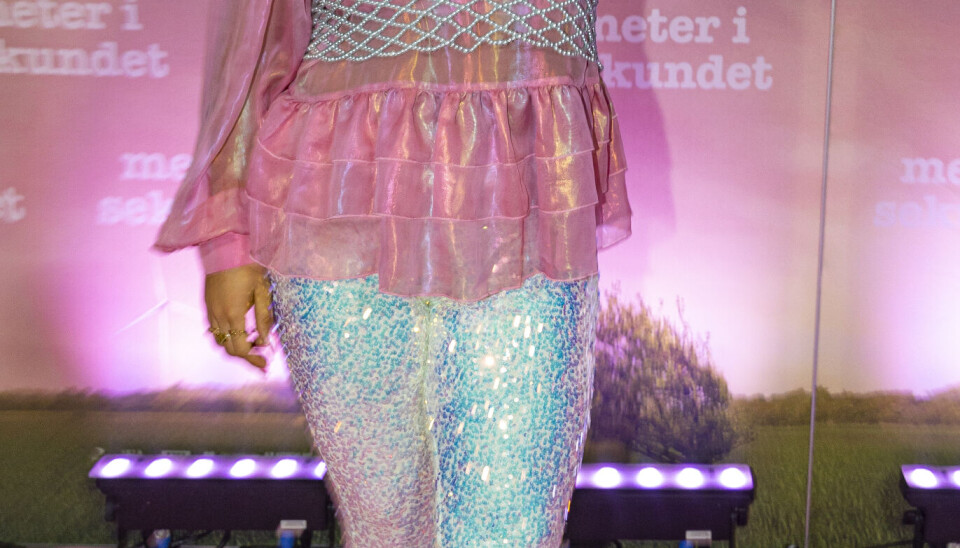 Jasmin Gabay til premiere på 'Meter i sekundet'. (Foto: Michael Stub)