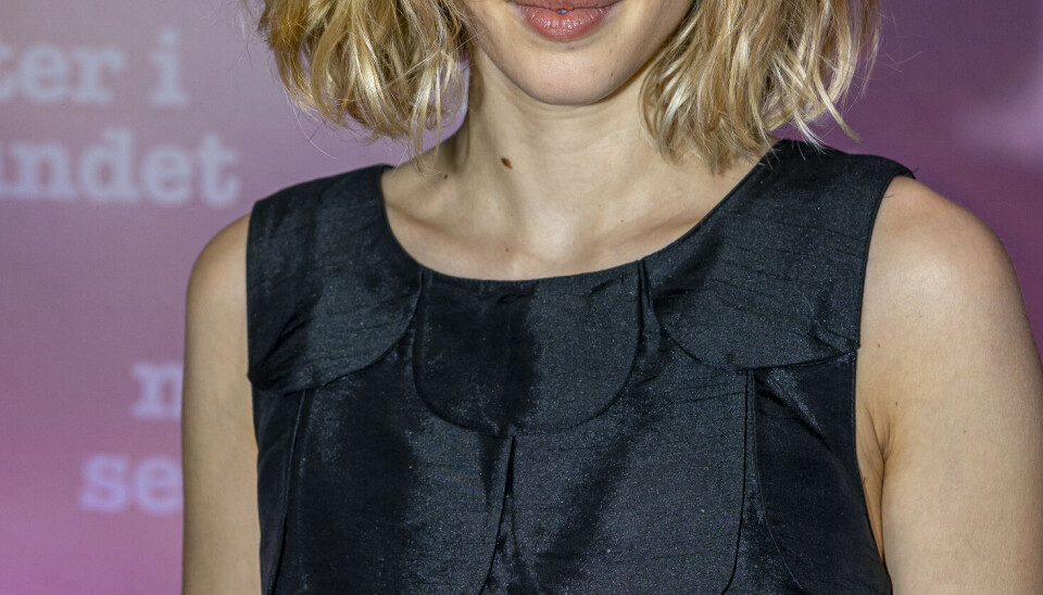 Marie Reuther til premiere på 'Meter i sekundet'. (Foto: Michael Stub)