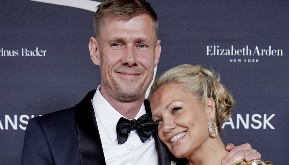 Caroline Fleming og Henrik Lind ved DANSK Magazines 20 års jubilæumsfest. (Foto: Bo Nymann)