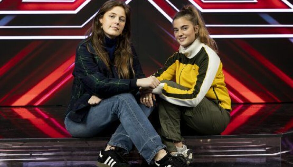 Rosa Skovbjerg Henriksen og Selma Stahr fra 'X Factor' (Foto: Henrik R. Petersen)