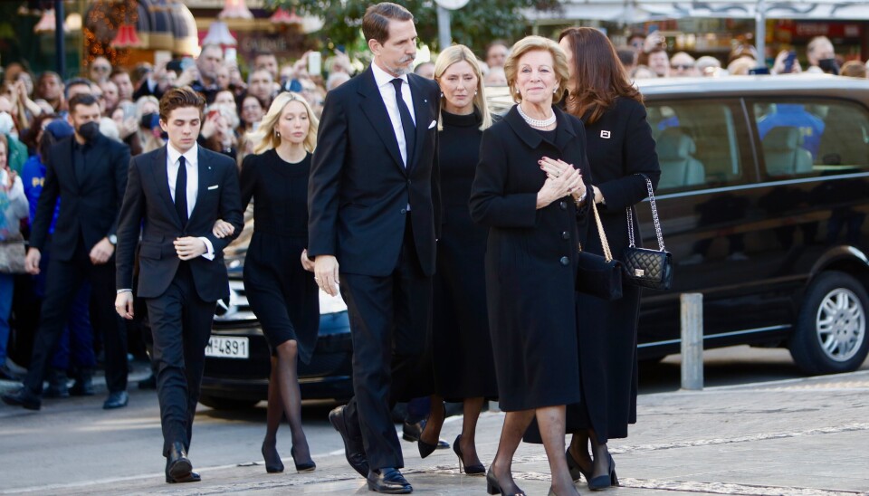 Mindehøjtidelighed for kong Konstantin i Athen. (Foto: Chris Christophersen/Royal Press Photo)