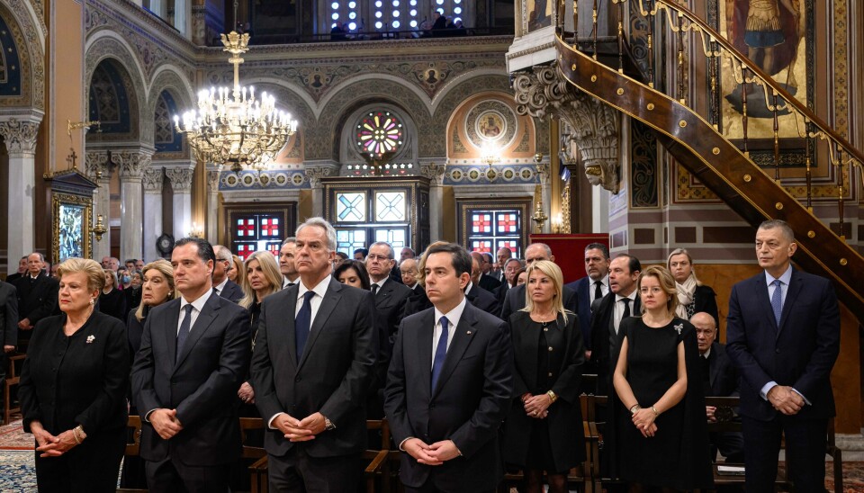 Mindehøjtidelighed for kong Konstantin i Athen. (Foto: Nikolas Kominis)