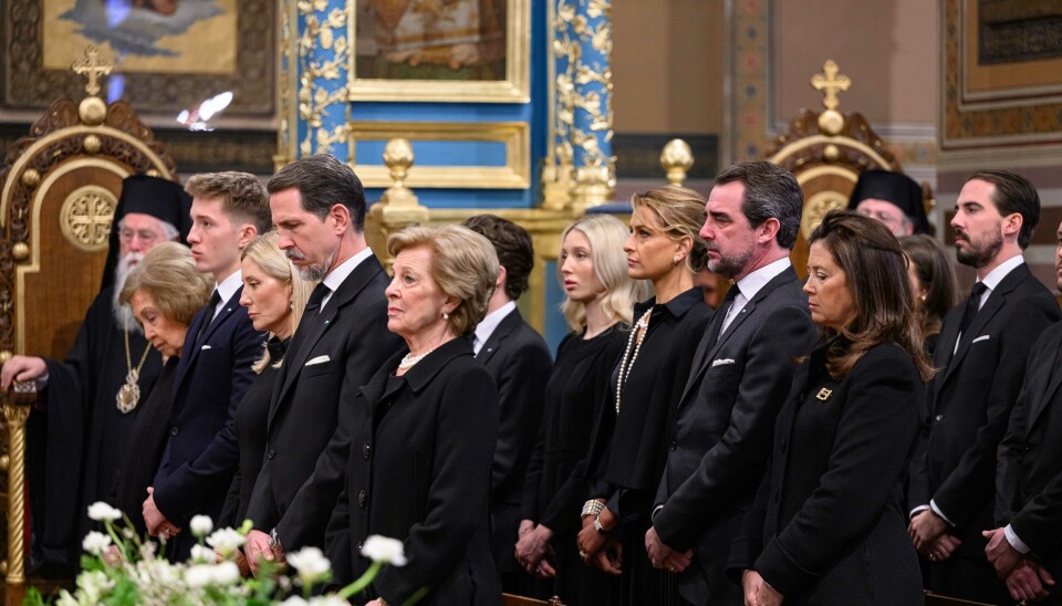 Mindehøjtidelighed for kong Konstantin i Athen. (Foto: Nikolas Kominis)
