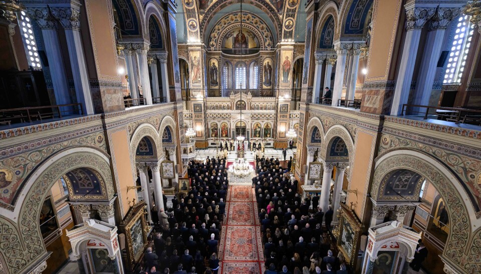 Mindehøjtidelighed for kong Konstantin i Athen. (Foto: Nikolas Kominis)