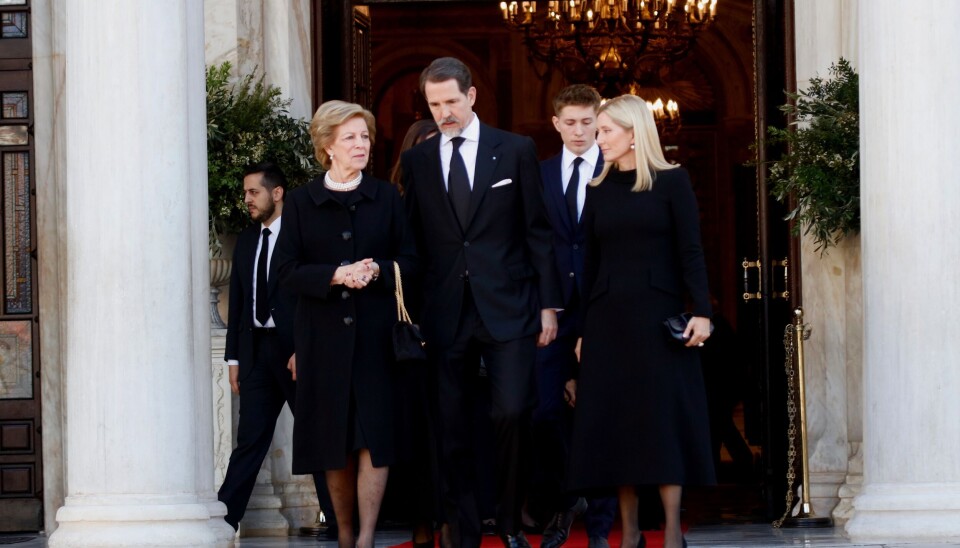 Mindehøjtidelighed for kong Konstantin i Athen. (Foto: Chris Christophersen/Royal Press Photo)