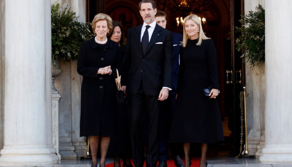 Mindehøjtidelighed for kong Konstantin i Athen. (Foto: Chris Christophersen/Royal Press Photo)