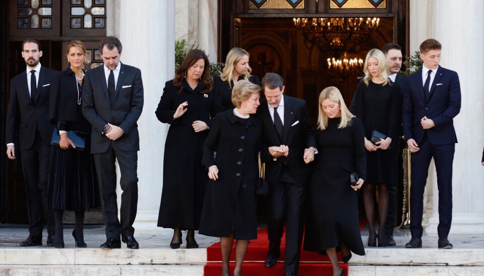 Mindehøjtidelighed for kong Konstantin i Athen. (Foto: Chris Christophersen/Royal Press Photo)