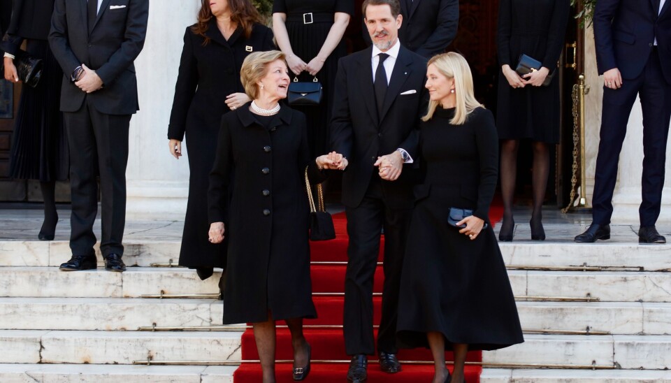 Mindehøjtidelighed for kong Konstantin i Athen. (Foto: Chris Christophersen/Royal Press Photo)