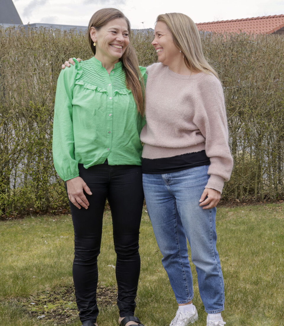 De to søstre Susie og Heidi i 'Først til verdens ende'